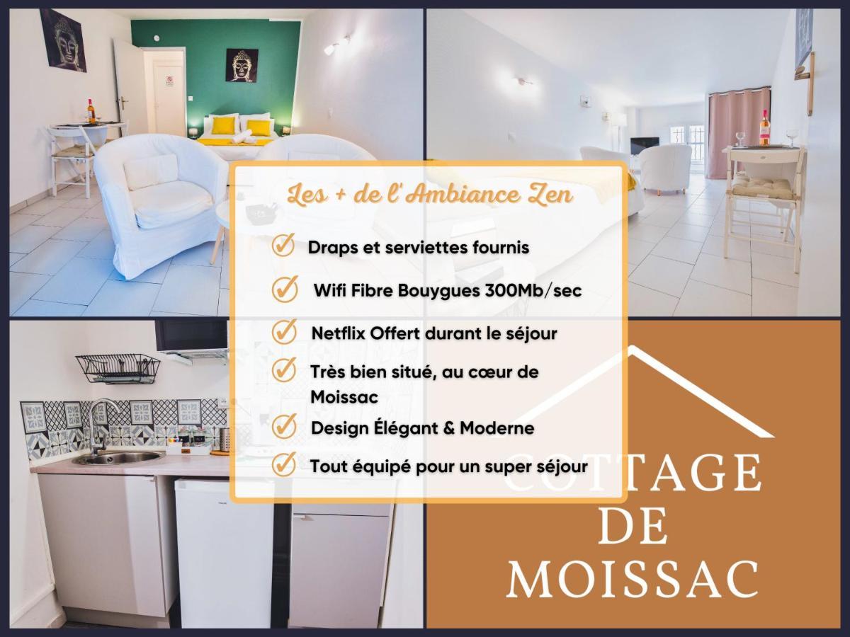 Apt T1 Cosy Et Ambiance Zen "Cottage De Moissac" Εξωτερικό φωτογραφία